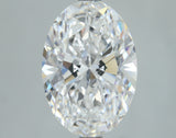 Lab-Grown 3.51 Carat Oval Shape Diamond color E Clarity VS2, precious stones, engagement diamonds