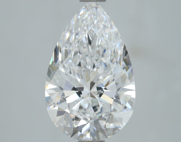 Lab-Grown 2.01 Carat Pear Shape Diamond color D Clarity VVS2, precious stones, engagement diamonds