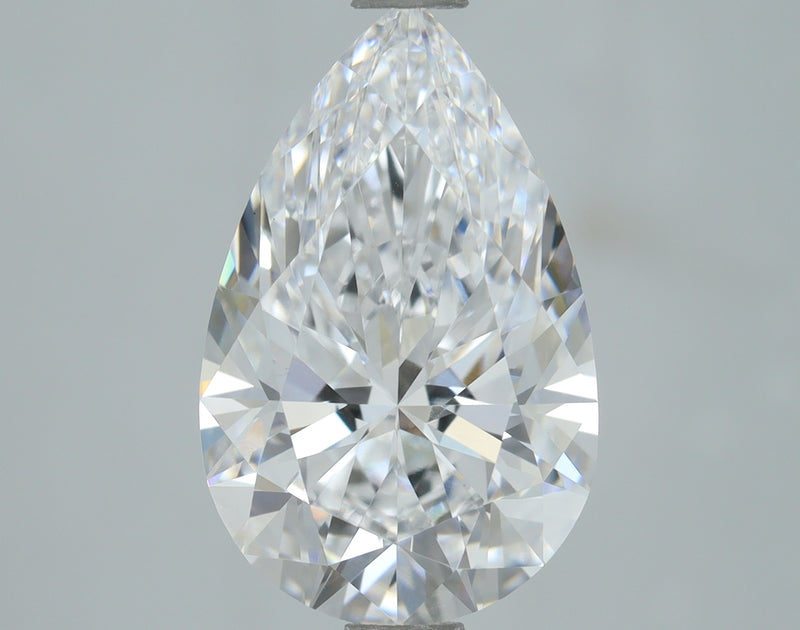 Lab-Grown 2.01 Carat Pear Shape Diamond color D Clarity VVS2, precious stones, engagement diamonds