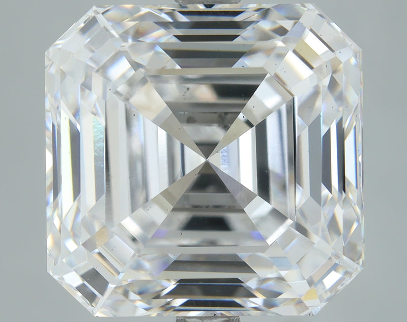 Lab-Grown 7.02 Carat Asscher Cut Diamond color E Clarity VS2, precious stones, engagement diamonds