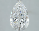 Lab-Grown 2.05 Carat Pear Shape Diamond color D Clarity VVS2, precious stones, engagement diamonds