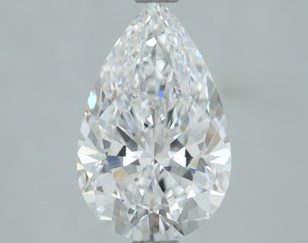 Lab-Grown 2.05 Carat Pear Shape Diamond color D Clarity VVS2, precious stones, engagement diamonds