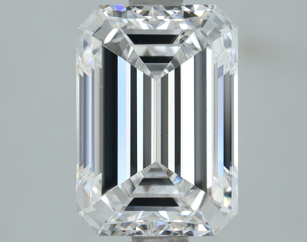 Lab-Grown 2.01 Carat Emerald Cut Diamond color D Clarity VS1, precious stones, engagement diamonds