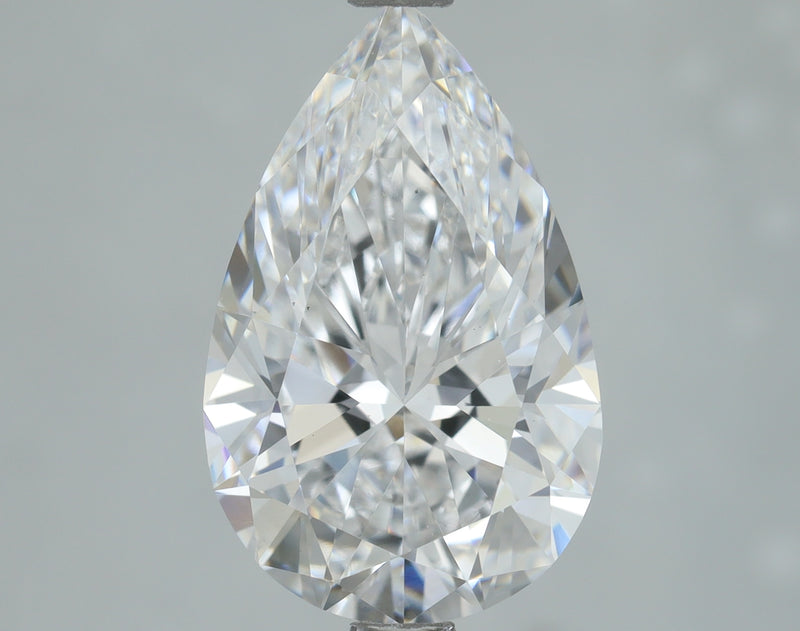 Lab-Grown 3.01 Carat Pear Shape Diamond color D Clarity VS1, precious stones, engagement diamonds