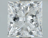 Lab-Grown 1.51 Carat Princess Cut Diamond color D Clarity VS2, precious stones, engagement diamonds