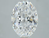 Lab-Grown 3.09 Carat Oval Shape Diamond color D Clarity VS2, precious stones, engagement diamonds