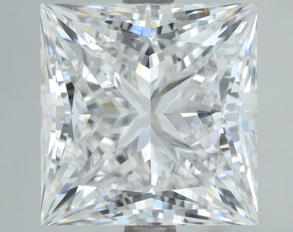 Lab-Grown 5.05 Carat Princess Cut Diamond color E Clarity VS1, precious stones, engagement diamonds