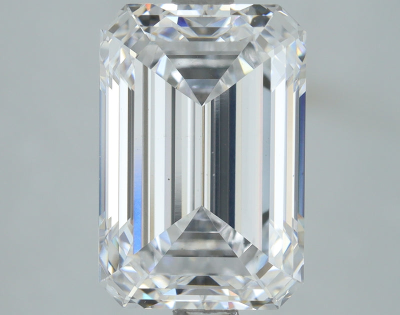 Lab-Grown 3.05 Carat Emerald Cut Diamond color D Clarity VS1, precious stones, engagement diamonds