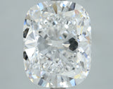 Lab-Grown 5.01 Carat Cushion Brilliant Diamond color E Clarity VS1, precious stones, engagement diamonds