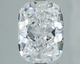 Lab-Grown 4.01 Carat Cushion Brilliant Diamond color E Clarity VS1, precious stones, engagement diamonds