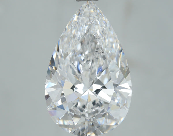 Lab-Grown 3.21 Carat Pear Shape Diamond color E Clarity VS1, precious stones, engagement diamonds