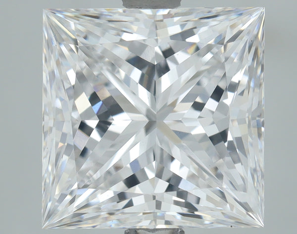 Lab-Grown 3.01 Carat Princess Cut Diamond color D Clarity VS1, precious stones, engagement diamonds