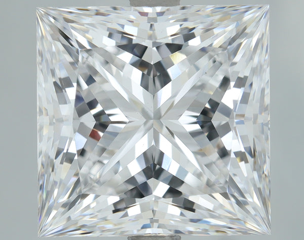 Lab-Grown 5.08 Carat Princess Cut Diamond color D Clarity VS1, precious stones, engagement diamonds