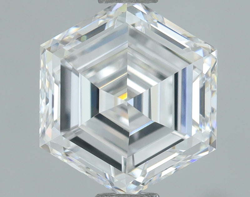 Lab-Grown 1.00 Carat Hexagonal Shape Diamond color D Clarity VVS2, precious stones, engagement diamonds