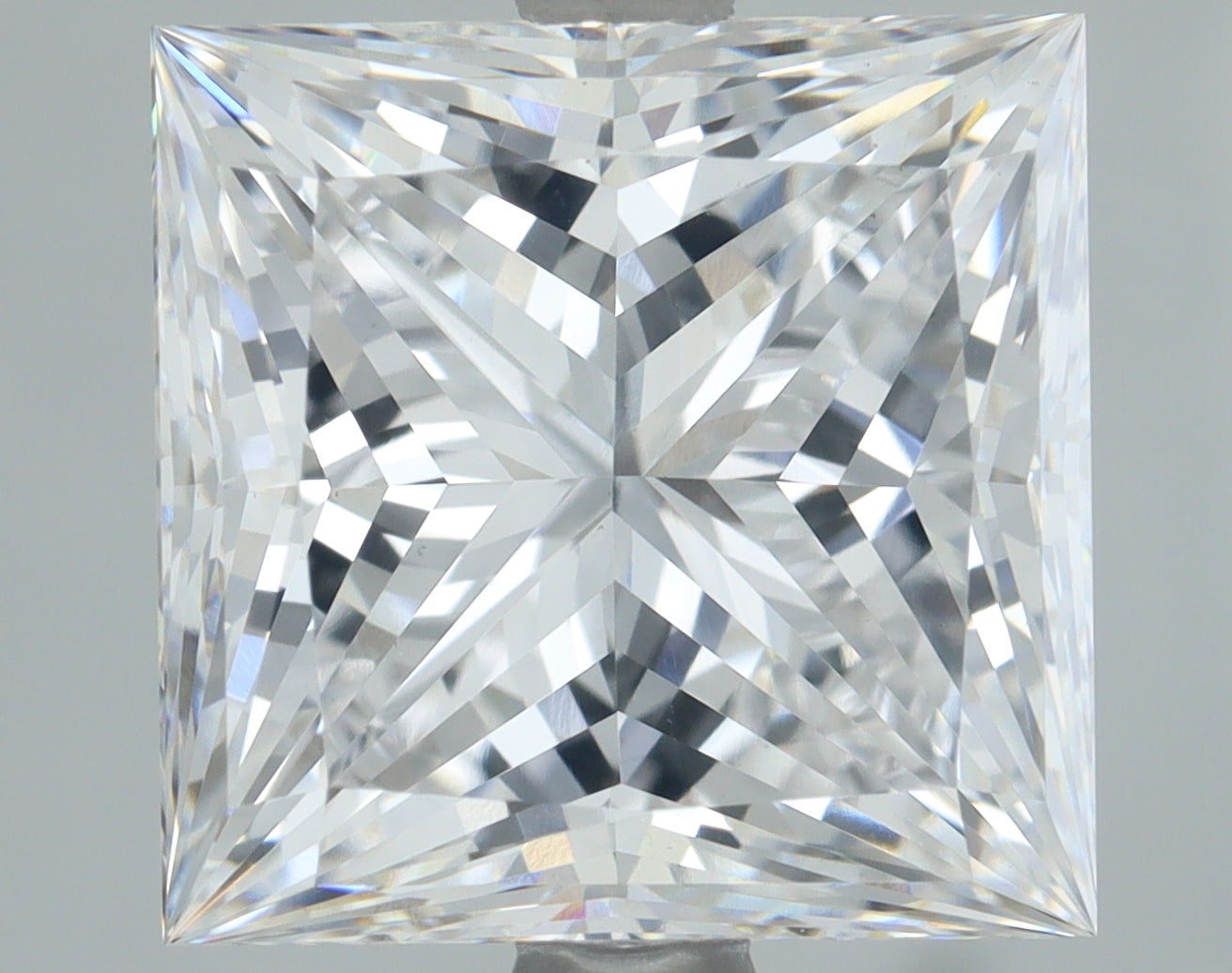 Lab-Grown 3.79 Carat Princess Cut Diamond color D Clarity VS1, precious stones, engagement diamonds