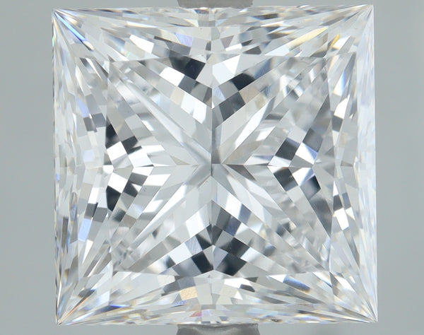 Lab-Grown 3.79 Carat Princess Cut Diamond color D Clarity VS1, precious stones, engagement diamonds