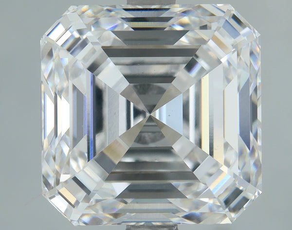 Lab-Grown 5.02 Carat Asscher Cut Diamond color D Clarity VS1, precious stones, engagement diamonds