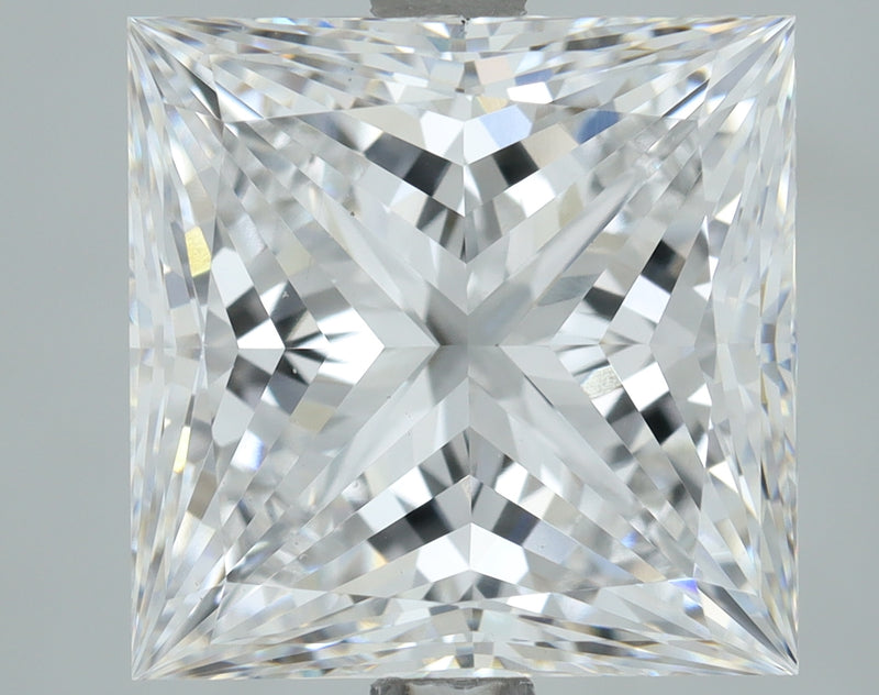 Lab-Grown 4.01 Carat Princess Cut Diamond color E Clarity VS1, precious stones, engagement diamonds