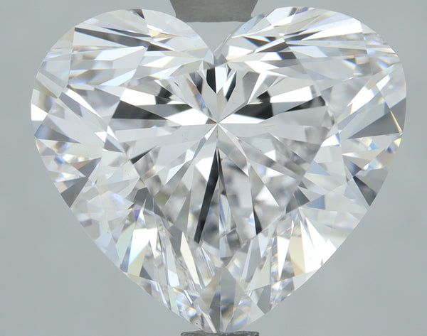 Lab-Grown 3.12 Carat Heart Shape Diamond color D Clarity VS1, precious stones, engagement diamonds