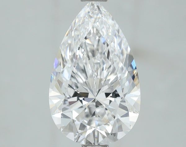 Lab-Grown 2.01 Carat Pear Shape Diamond color E Clarity VS1, precious stones, engagement diamonds