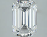 Lab-Grown 3.00 Carat Emerald Cut Diamond color D Clarity VS1, precious stones, engagement diamonds