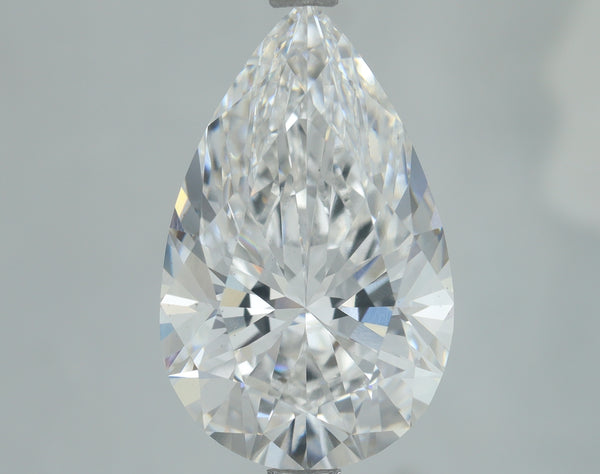 Lab-Grown 3.72 Carat Pear Shape Diamond color E Clarity VS1, precious stones, engagement diamonds