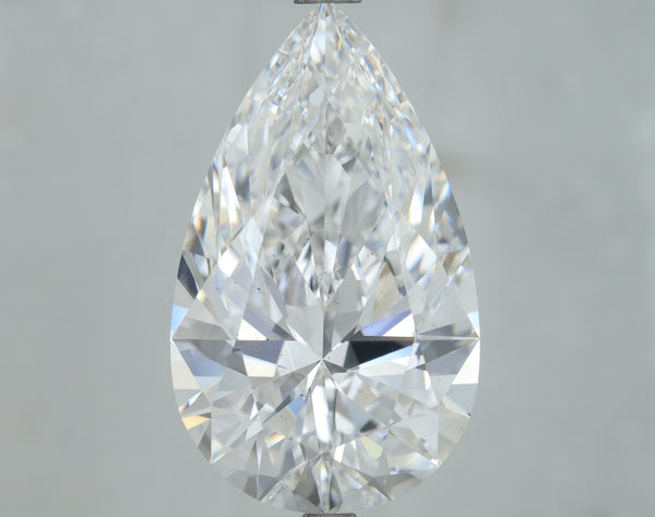 Lab-Grown 6.02 Carat Pear Shape Diamond color D Clarity VS1, precious stones, engagement diamonds