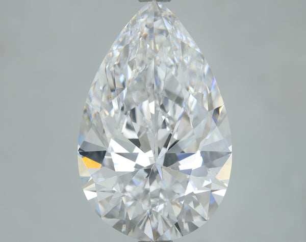 Lab-Grown 5.02 Carat Pear Shape Diamond color D Clarity VS1, precious stones, engagement diamonds