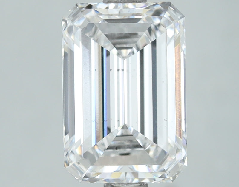 Lab-Grown 2.00 Carat Emerald Cut Diamond color E Clarity SI1, precious stones, engagement diamonds