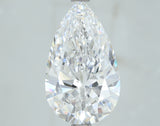 Lab-Grown 3.01 Carat Pear Shape Diamond color E Clarity VS2, precious stones, engagement diamonds