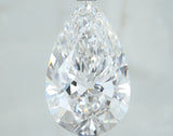 Lab-Grown 4.02 Carat Pear Shape Diamond color E Clarity VS2, precious stones, engagement diamonds