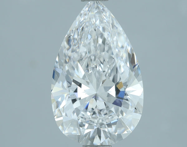 Lab-Grown 2.05 Carat Pear Shape Diamond color D Clarity VS2, precious stones, engagement diamonds