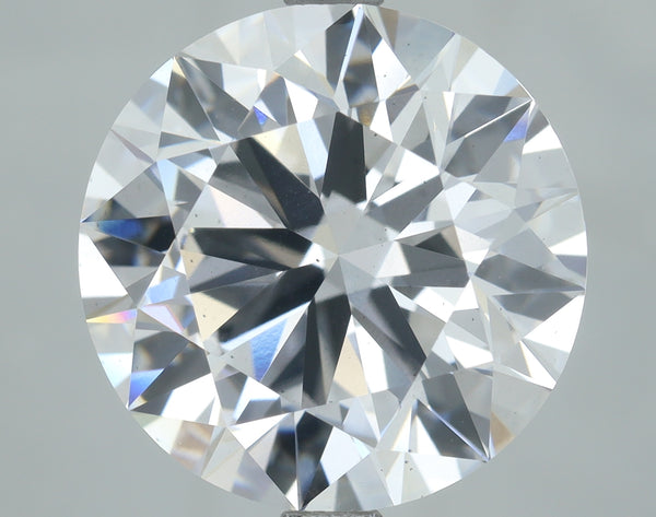 Lab-Grown 5.02 Carat Round Brilliant Diamond color E Clarity VS2, precious stones, engagement diamonds