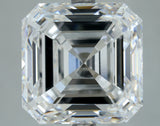 Lab-Grown 8.00 Carat Asscher Cut Diamond color E Clarity VS2, precious stones, engagement diamonds