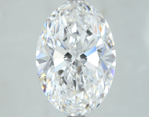 Lab-Grown 5.02 Carat Oval Shape Diamond color E Clarity VS2, precious stones, engagement diamonds