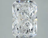 Lab-Grown 2.50 Carat Radiant Cut Diamond color E Clarity VVS2, precious stones, engagement diamonds