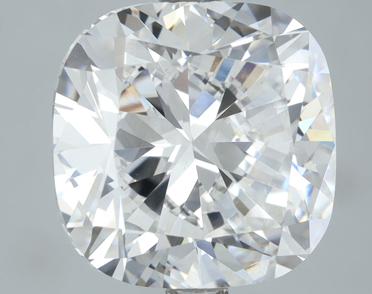 Lab-Grown 5.01 Carat Cushion Brilliant Diamond color D Clarity VS1, precious stones, engagement diamonds