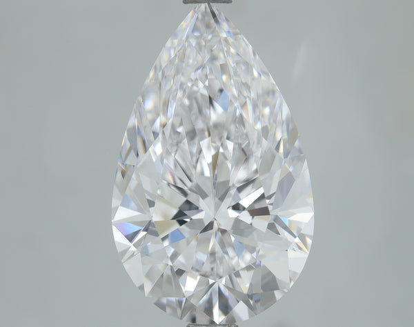 Lab-Grown 3.52 Carat Pear Shape Diamond color D Clarity VS1, precious stones, engagement diamonds