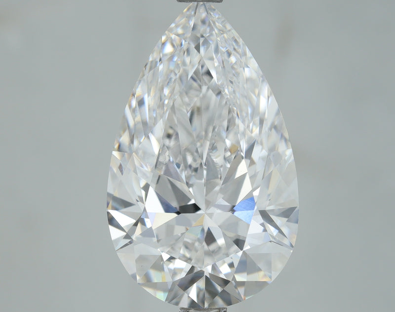 Lab-Grown 3.90 Carat Pear Shape Diamond color E Clarity VS1, precious stones, engagement diamonds