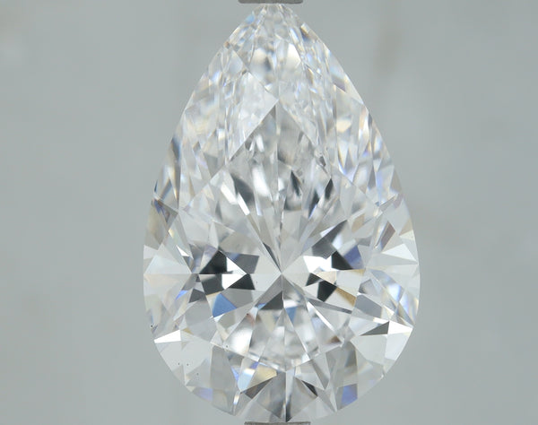 Lab-Grown 4.02 Carat Pear Shape Diamond color E Clarity VS1, precious stones, engagement diamonds