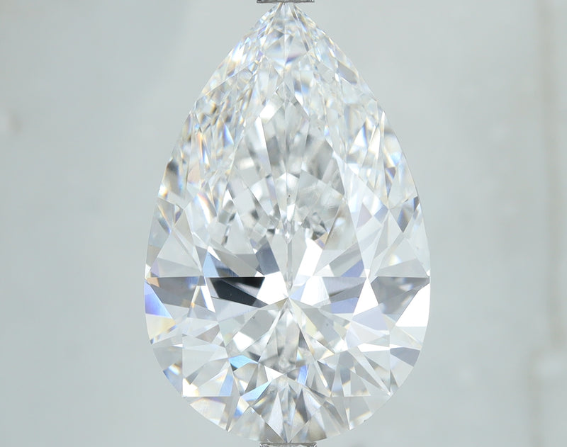 Lab-Grown 7.01 Carat Pear Shape Diamond color E Clarity VS1, precious stones, engagement diamonds