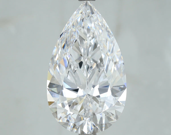 Lab-Grown 5.02 Carat Pear Shape Diamond color D Clarity VS1, precious stones, engagement diamonds