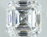 Lab-Grown 6.02 Carat Asscher Cut Diamond color E Clarity VS1, precious stones, engagement diamonds