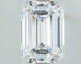 Lab-Grown 2.51 Carat Emerald Cut Diamond color E Clarity VS1, precious stones, engagement diamonds