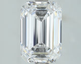 Lab-Grown 2.51 Carat Emerald Cut Diamond color E Clarity VVS2, precious stones, engagement diamonds