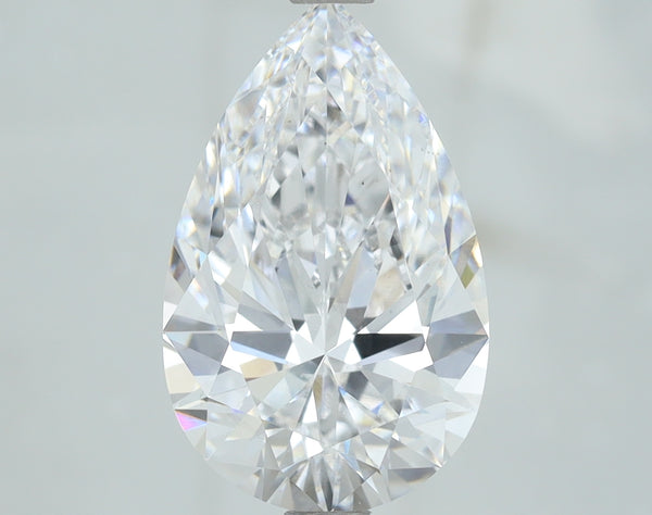 Lab-Grown 3.05 Carat Pear Shape Diamond color E Clarity VS2, precious stones, engagement diamonds