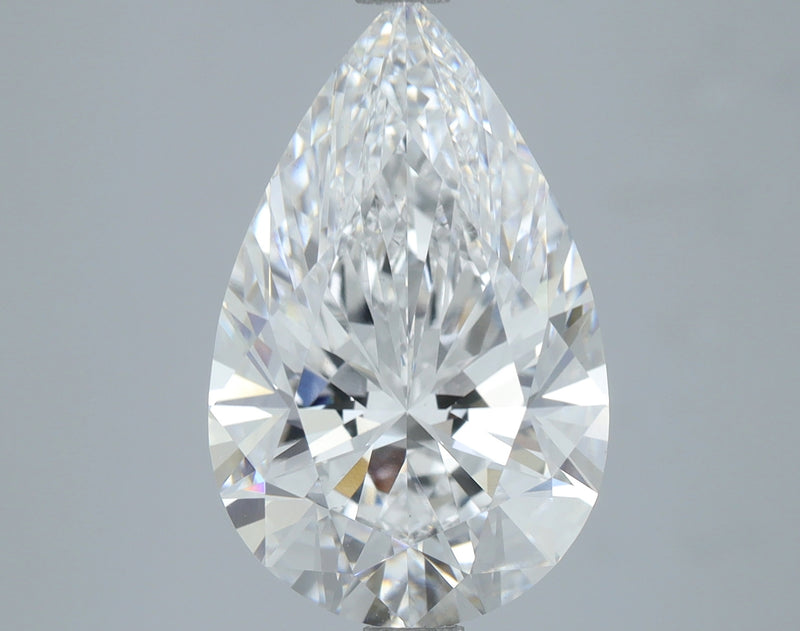 Lab-Grown 4.01 Carat Pear Shape Diamond color E Clarity VS1 With GIA Certificate, precious stones, engagement diamonds