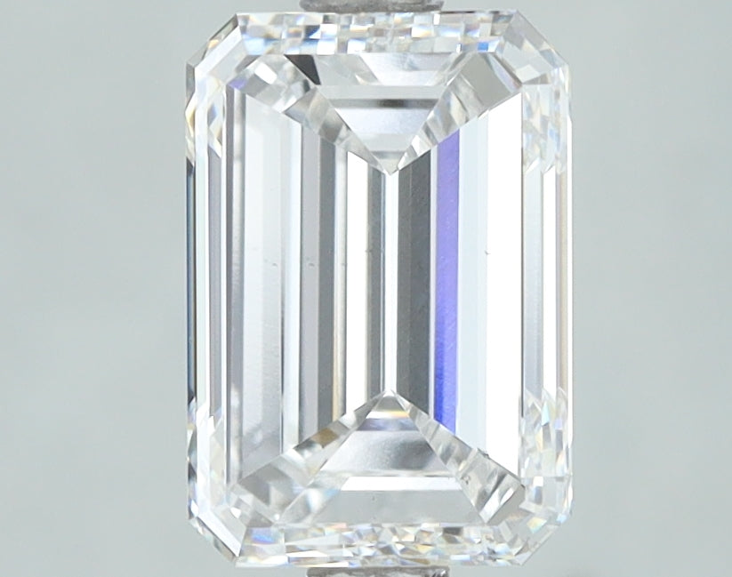 Lab-Grown 2.01 Carat Emerald Cut Diamond color F Clarity VS1, precious stones, engagement diamonds