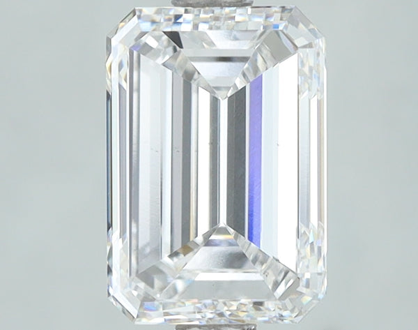 Lab-Grown 2.01 Carat Emerald Cut Diamond color F Clarity VS1, precious stones, engagement diamonds