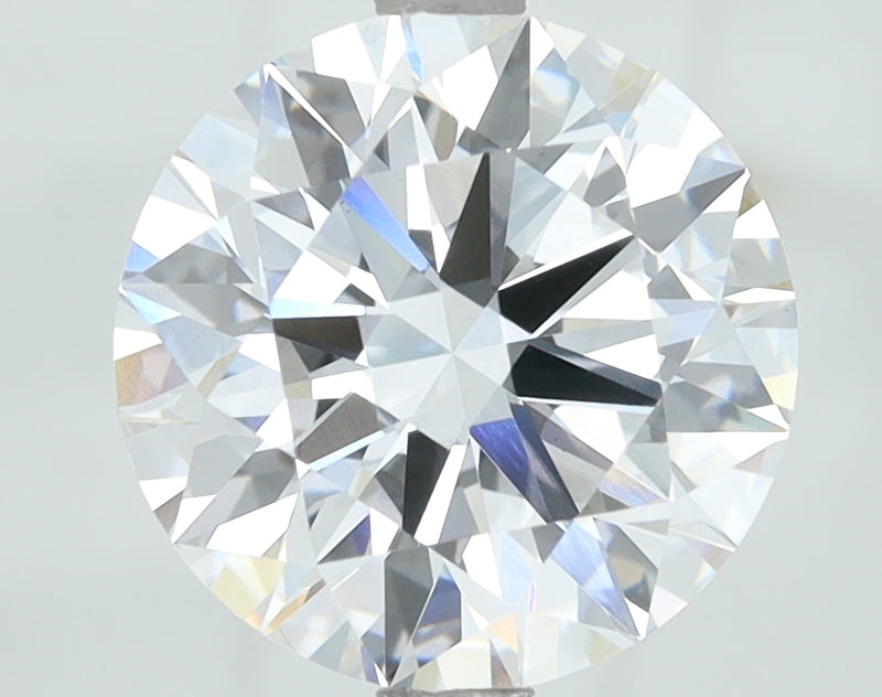 Lab-Grown 3.06 Carat Round Brilliant Diamond color E Clarity VS1, precious stones, engagement diamonds